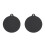 2Pièces Protège-Plan Cuisson Silicone Noir Résistant Huile Chaleur 9