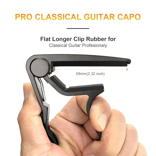 WINGO Pro Classical Flat Guitar Capo 1
