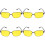 4Pcs Nighttime Driving Glasses Comfortable Fit Plastic Metal Frame 6