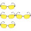 4Pcs Nighttime Driving Glasses Comfortable Fit Plastic Metal Frame 8