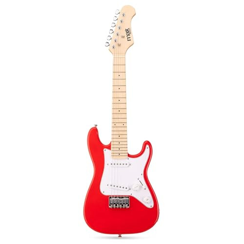 Max GigKit Junior Electric Guitar Starter Pack Red 1/4 Size - Complete 1