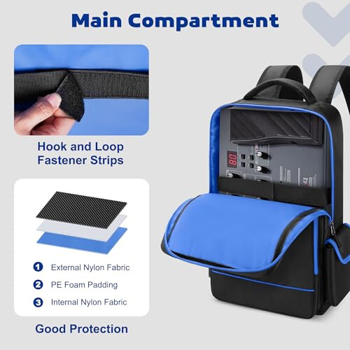 Rexmica Guitar Pedal Board Storage Backpack Compatible with Boss 1