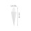 50Pcs Versatile White Clay Kiln Support Nails Aluminium Oxide Material 10