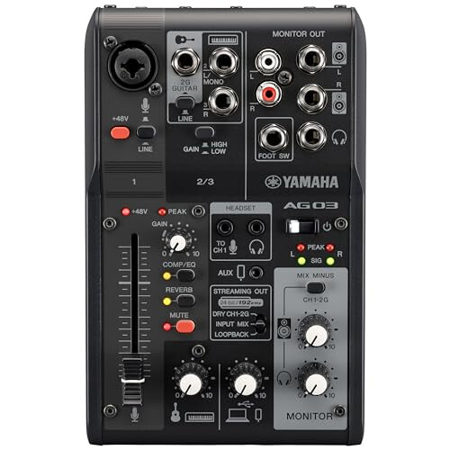 Yamaha Yamaha AG03MK2 All-in-One Live Streaming Pack 1