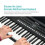 SONICAKE 61 Key Keyboard Piano Portable 2