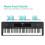 SONICAKE 61 Key Keyboard Piano Portable 3