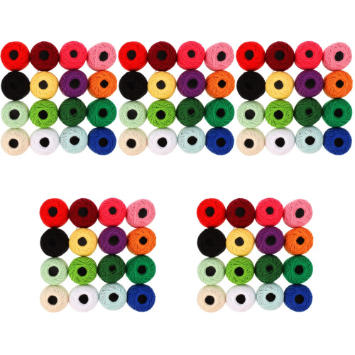 Colorful Cotton Embroidery Thread Set for DIY Sewing Projects 2