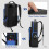 Rexmica Guitar Pedal Board Storage Backpack Compatible with Boss 4