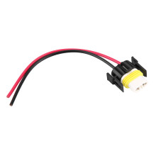 H11 Headlight Wiring Harness Female Ceramic Plug Heavy Duty Fog Lamp Adapter