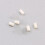 Gokoti 5 Piece Real Bone Banjo 5Th String Nut Beef Bone Color 5x3mm 3