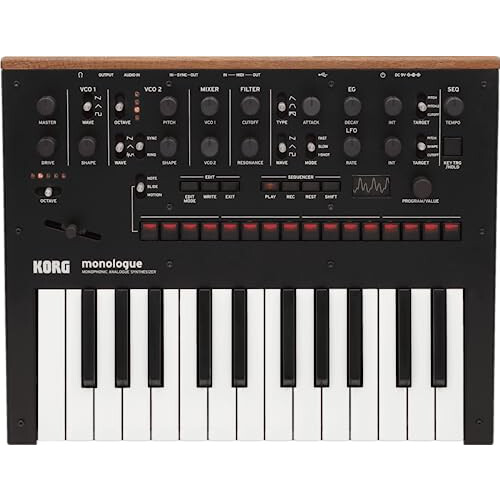 Korg - Monologue Monophonic Analogue Synthesiser - Black 1