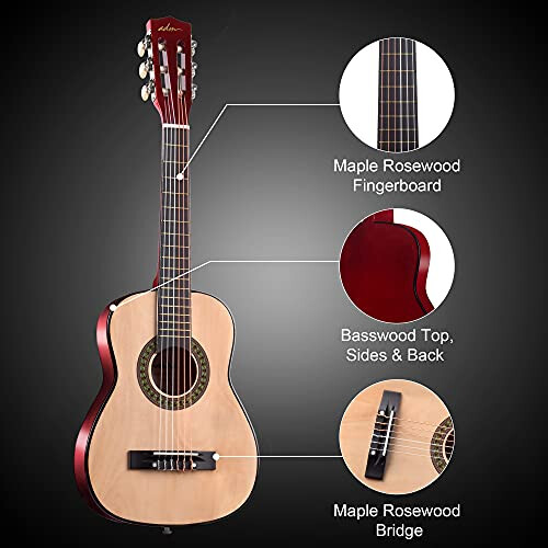 ADM 1/4 Kids Classical Guitar Kit 2