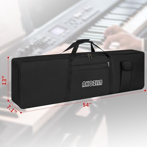 AKOZLIN 76 Portable Keyboard Case Bag 1