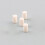 Gokoti 5 Piece Real Bone Banjo 5Th String Nut Beef Bone Color 5x3mm 6