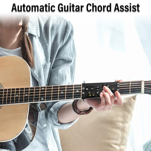 Guitar Chord Presser Aid Chords Trainer Musical Instruments Stringed 2