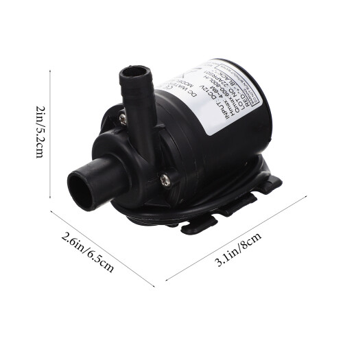 Dc 12V Black Submersible Booster Pump for Home Solar System 1