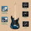 Bonnlo Full Size Electric Guitar Kit 3