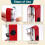 sourcing map Mini Mechanical Metronome 3