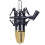 Koolertron 50MM Microphone Shock Mount with Locking Knob 4