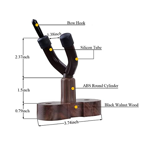 KingPoint Wall Mount Violin Hanger Hook 1