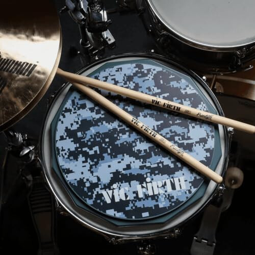 Vic Firth - Digital Camo Design Practice Drumstick Pad 6" 2