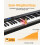 OYAYO 88 Key Folding Digital Piano Keyboard Lighted Keys Full Size 3