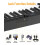 OYAYO 88 Key Folding Digital Piano Keyboard Lighted Keys Full Size 8