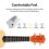 Donner Soprano Ukulele Beginner Kit Ukulele 21 inch Starter Set Adult 5