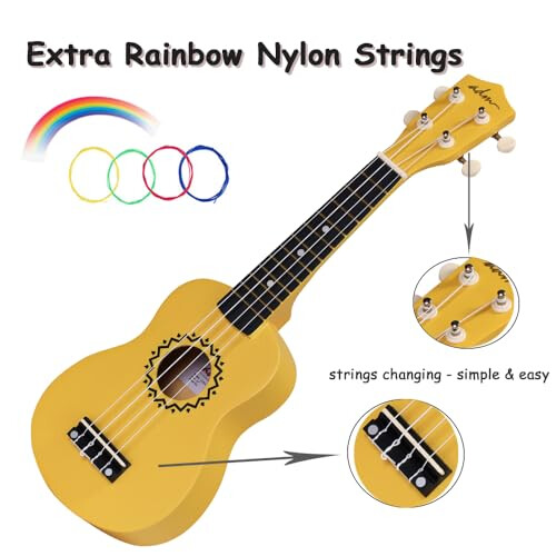 ADM Soprano Ukulele Set for Kids and Beginners 2