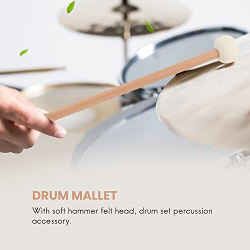 Hacbop 313641 2 Pcs Drum Mallets 1
