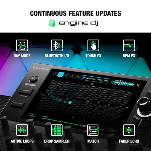 Denon DJ SC LIVE 4 Standalone DJ Controller with Stem Separation on 4-Decks 2