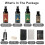 1DFAUL 9pcs Guitar Cleaning Maintenance Kit with Guitar Cleaner 8