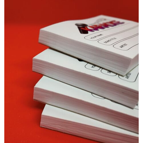 Karaoke Request Slips 4 x Pads of 100 2