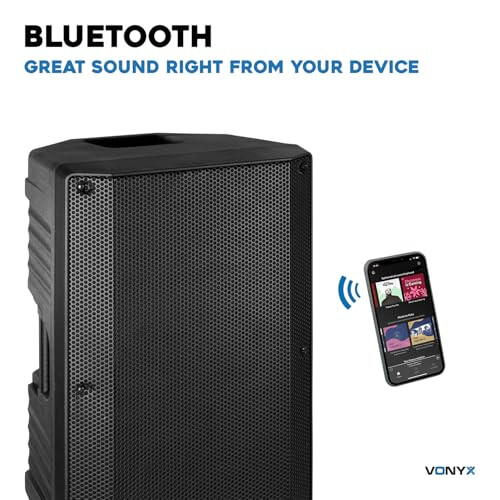 VONYX VSA12BT Bluetooth Active PA Speaker System 2