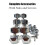 6R Semi-Closed Guitar Tuners String Tuning Pegs Keys Machine Heads Set 4