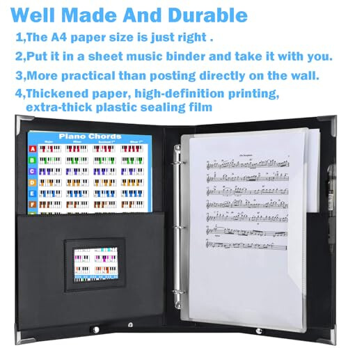 Piano Chord Chart Reference Guide 1