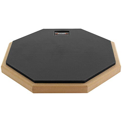 World Rhythm 10" Drum Practice Pad - 10 inch Single Sided Silent Drum Pad 1