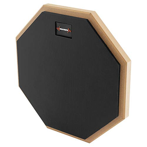 World Rhythm 10" Drum Practice Pad - 10 inch Single Sided Silent Drum Pad 2