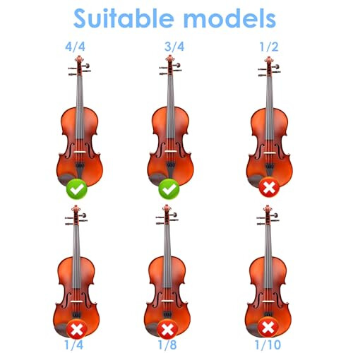 Violin Shoulder Rest for 4/4 and 3/4 Size 1