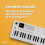 VISIONKEY-1 37 Key Portable Mini Keyboard with Headphones 3
