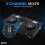 Gemini Sound Cdm-4000Bt Stand Alone Bluetooth Streaming Dj Dual Deck Media 7