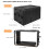 HOHIYO 19" Rackmount Flight Case 6U Rack Case Shallow 17" Depth Easy 2