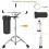 AKOZLIN Snare Drum Stand with Drum Sticks Holder Snare Drum Beginners 4