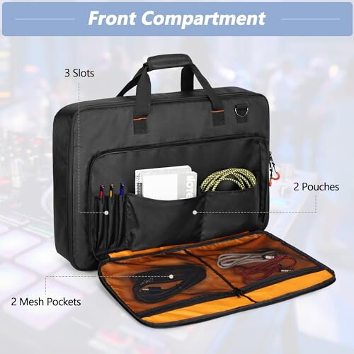 Rexmica DJ Controller Carrying Case Compatible with Pioneer DDJ SR/DDJ SR2 1