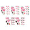 50Pcs Reusable White Silicone Manicure Scissors Covers Cat Paw Design 5