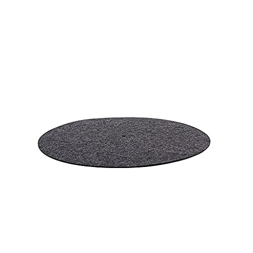 Alnicov 2MM Thick Anti-Static Felt Platter Turntable Mat Anti-Vibration 2