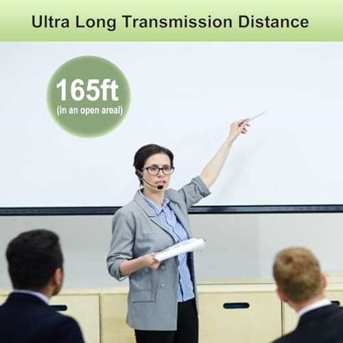SUJAHHUJIQ UHF Wireless Headset Microphone 2