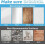 Art3d 16 Sets Hook and Loop Tape Sticky Back, 1" x 4" Double-Sided Heavy Duty Adhesive Strips 6