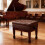 FILISITE Adjustable Height Piano Bench with Storage 2