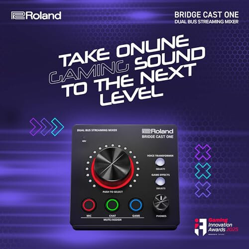Roland BRIDGE CAST ONE Dual Bus Streaming Mixer Compact Audio Streaming 1
